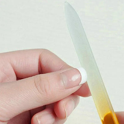 8X Durable Nail File Crystal Glass Buffer Art Files Manicure Device Acrylic Gel VXN Beauty