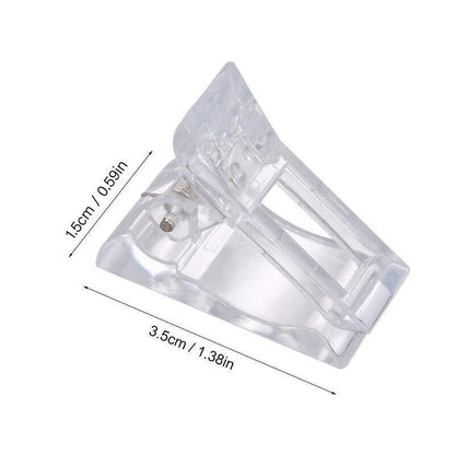 5-50Pcs Nail Tips Clip Clamps For Poly Gel Quick Building Extension Builder Tool - 5PCS VXN Beauty