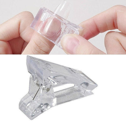 5-50Pcs Nail Tips Clip Clamps For Poly Gel Quick Building Extension Builder Tool - 5PCS VXN Beauty