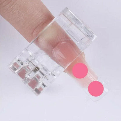 5-50Pcs Nail Tips Clip Clamps For Poly Gel Quick Building Extension Builder Tool - 5PCS VXN Beauty