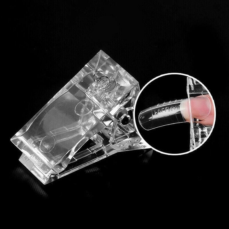 5-50Pcs Nail Tips Clip Clamps For Poly Gel Quick Building Extension Builder Tool - 5PCS VXN Beauty