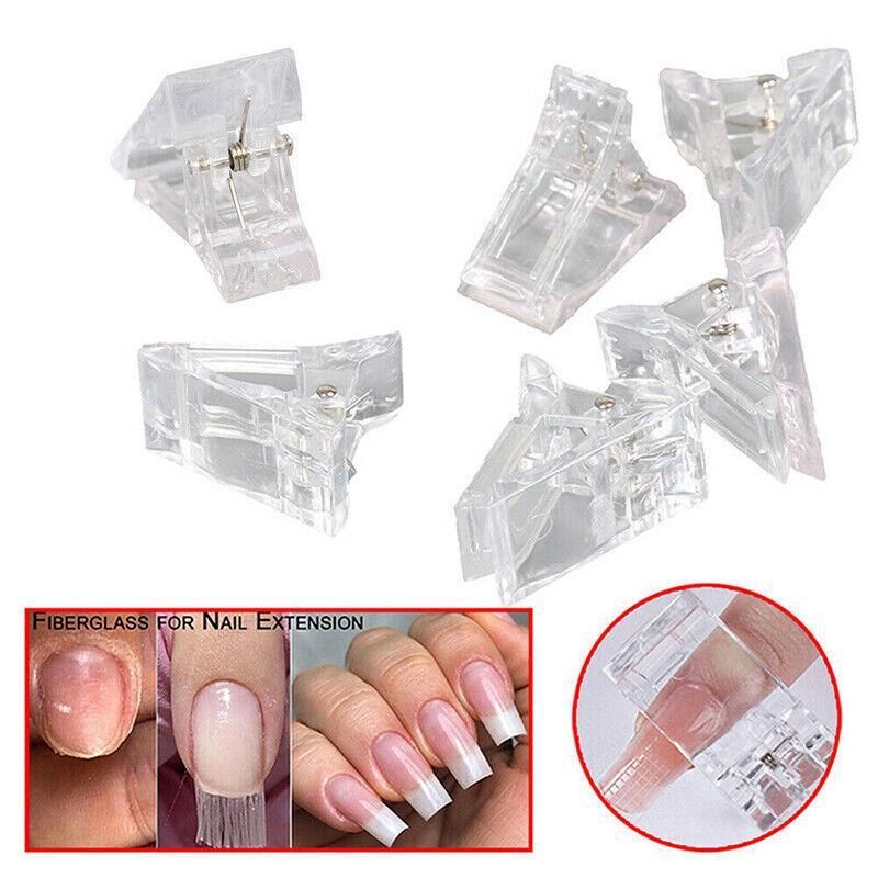 5-50Pcs Nail Tips Clip Clamps For Poly Gel Quick Building Extension Builder Tool - 5PCS VXN Beauty