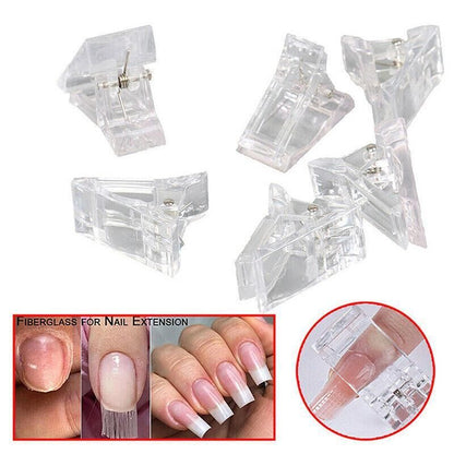 5-50Pcs Nail Tips Clip Clamps For Poly Gel Quick Building Extension Builder Tool - 5PCS VXN Beauty