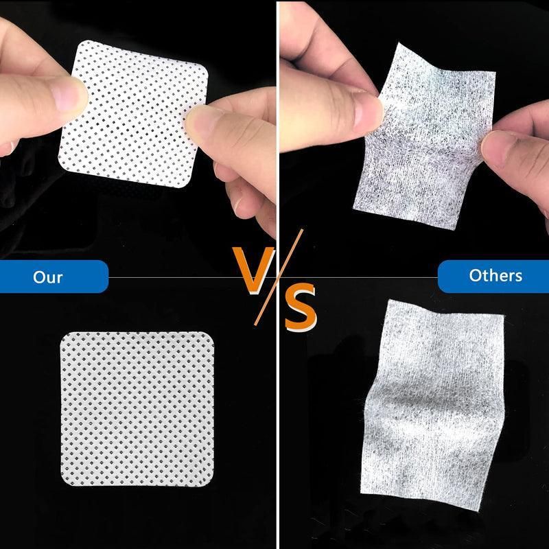 1000PCS Lint Free Cotton Nail Wipes Pads for Manicure Gel Polish Removal - 200PCS VXN Beauty
