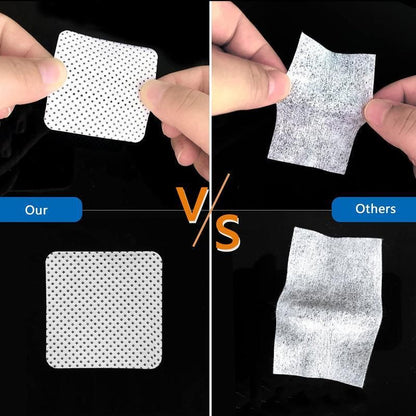 1000PCS Lint Free Cotton Nail Wipes Pads for Manicure Gel Polish Removal - 200PCS VXN Beauty