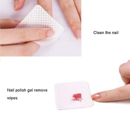 1000PCS Lint Free Cotton Nail Wipes Pads for Manicure Gel Polish Removal - 200PCS VXN Beauty