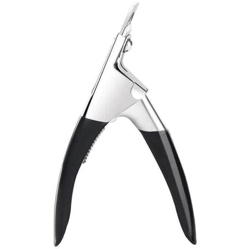 Acrylic Nail Tip Cutter False Nail Clipper U Shape Manicure Art Trimmer Tool - Black VXN Beauty