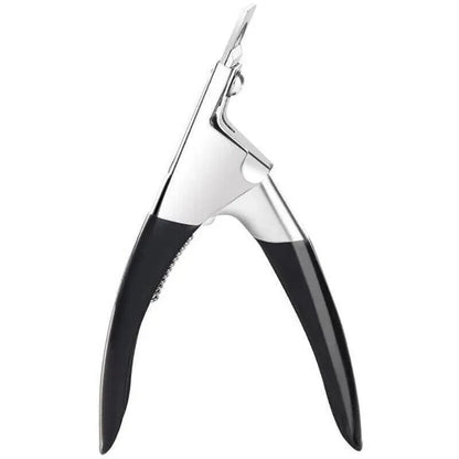Acrylic Nail Tip Cutter False Nail Clipper U Shape Manicure Art Trimmer Tool - Black VXN Beauty