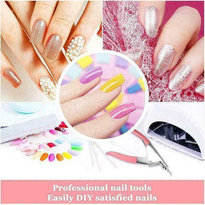 Acrylic Nail Tip Cutter False Nail Clipper U Shape Manicure Art Trimmer Tool - Black VXN Beauty