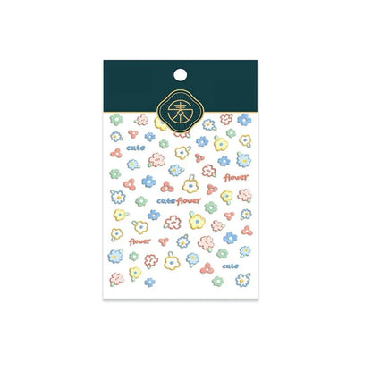 Chinese Style Floral Nail Stickers Gel Nail Stickers for DIY Nail Art - 1252 VXN Beauty