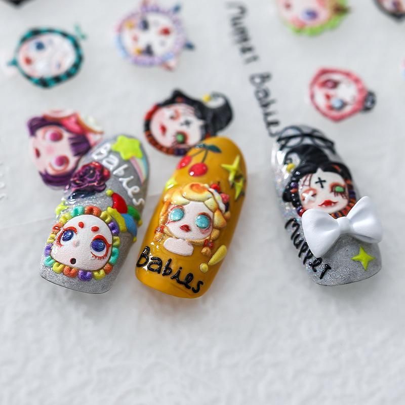 Chinese Style Floral Nail Stickers Gel Nail Stickers for DIY Nail Art - 1369 VXN Beauty