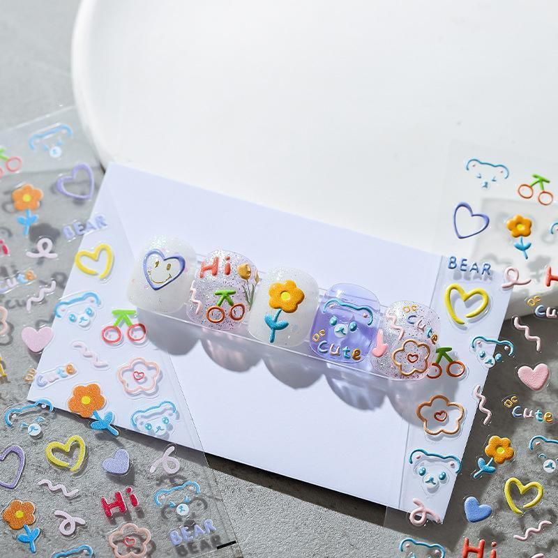 Chinese Style Floral Nail Stickers Gel Nail Stickers for DIY Nail Art - 2565 VXN Beauty