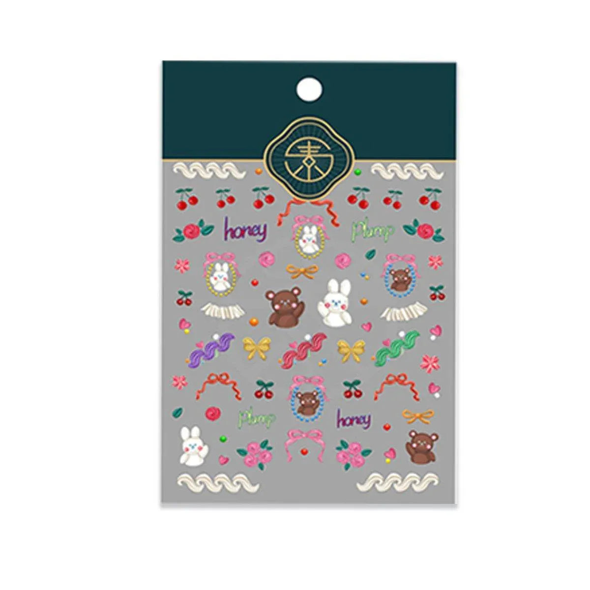 Chinese Style Floral Nail Stickers Gel Nail Stickers for DIY Nail Art - 471 VXN Beauty