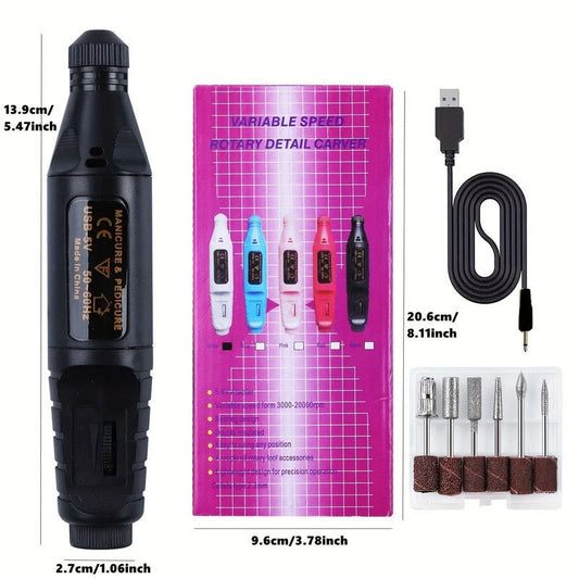 Electric Nail Drill Kit for Acrylic & Gel Removal VXN Beauty