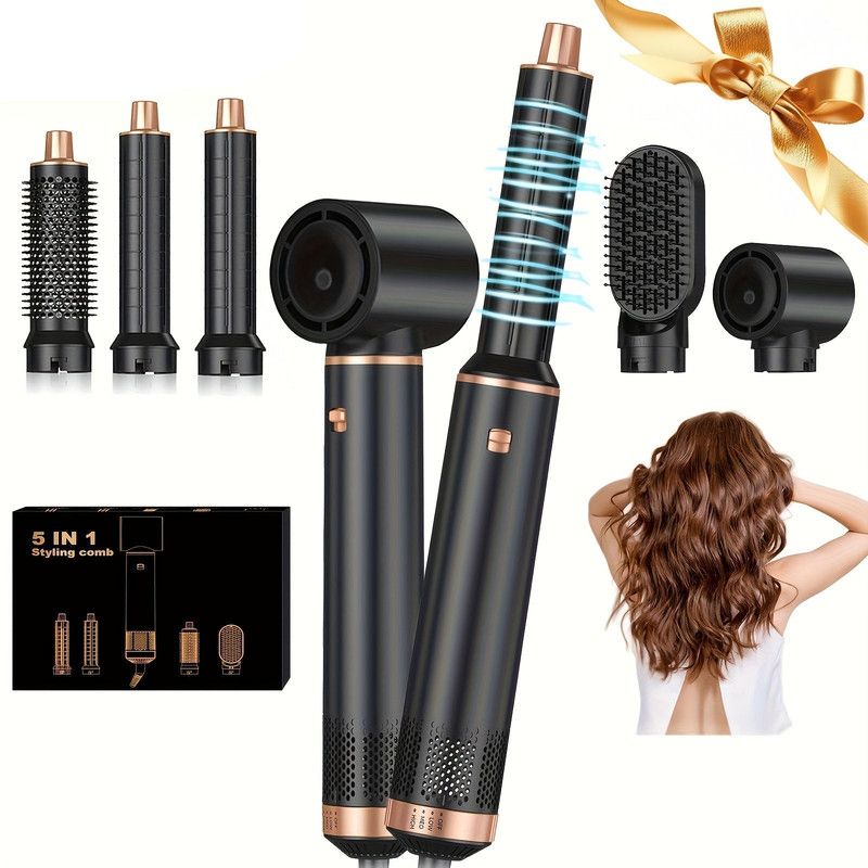 5-in-1 Hair Styler Hot Air Brush with 60000RPM VXN Beauty