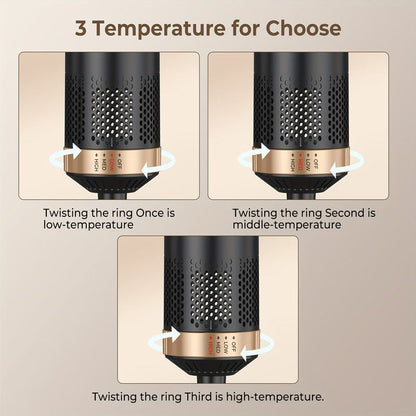 5-in-1 Hair Styler Hot Air Brush with 60000RPM VXN Beauty