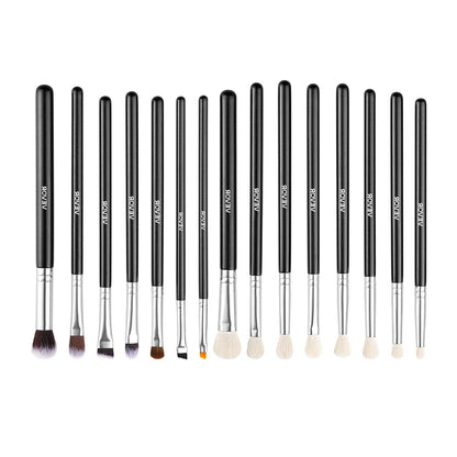 15-Piece Makeup Brush Set for Foundation Blending Eyeshadow, Portable and Travel-Friendly VXN Beauty