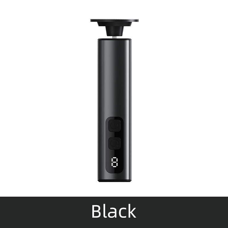 Black Rechargeable Electric Foot File with 9 Speed Settings - Callus Remover for Smooth Feet VXN Beauty