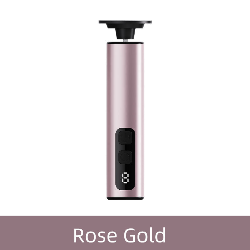 Rose Glod Rechargeable Electric Foot File with 9 Speed Settings - Callus Remover for Smooth Feet VXN Beauty