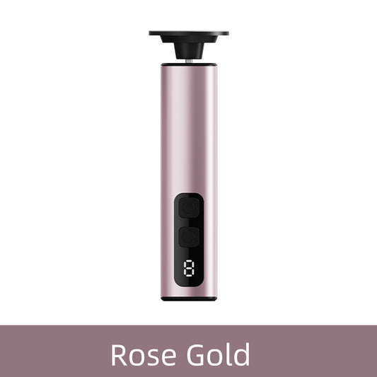 Rose Glod Rechargeable Electric Foot File with 9 Speed Settings - Callus Remover for Smooth Feet VXN Beauty