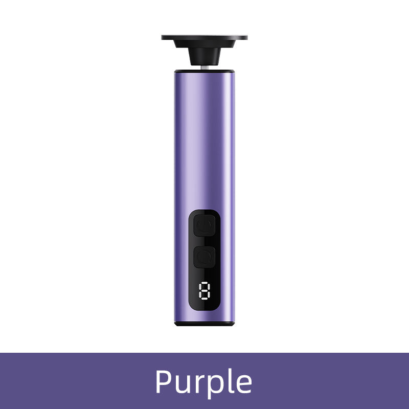 Purple Rechargeable Electric Foot File with 9 Speed Settings - Callus Remover for Smooth Feet VXN Beauty