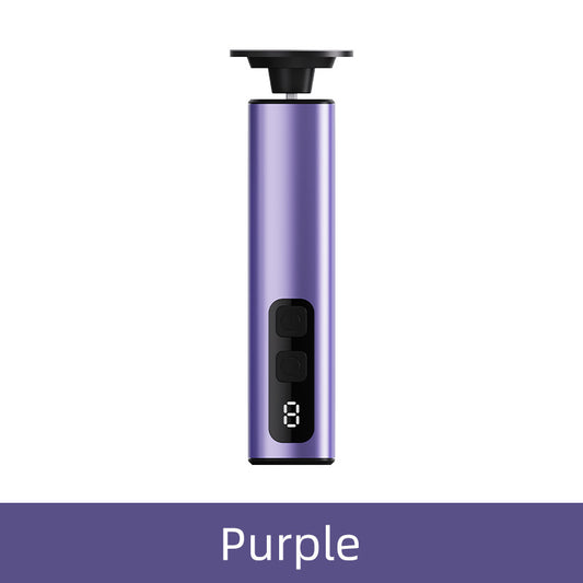 Purple Rechargeable Electric Foot File with 9 Speed Settings - Callus Remover for Smooth Feet VXN Beauty