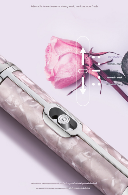 Pink Cordless Electric Nail Drill Pen - Professional Rechargeable Manicure & Pedicure Kit VXN Beauty