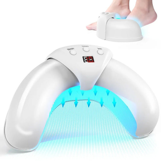 White Portable UV LED Nail Lamp - Open Arch Dryer for Gel Polish with Smart Sensor & 3 Timers VXN Beauty