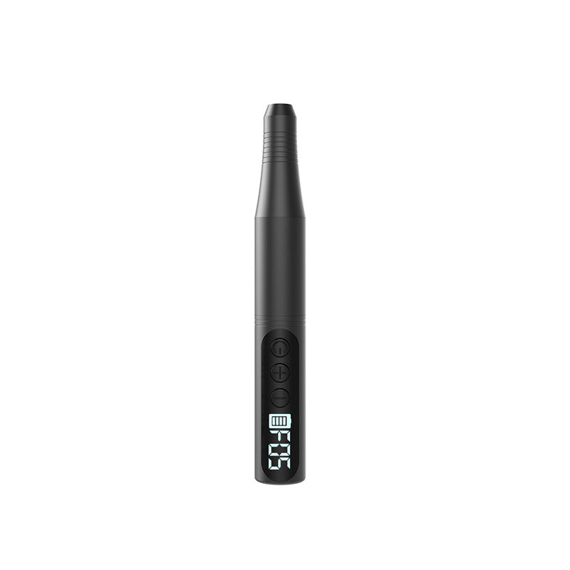 Black Portable Wireless Professional Electric Nail Drill Machine Includeing 6 Nail Drill Bits- High-Speed 20000 RPM, Adjustable 4-Speeds with LCD Display VXN Beauty