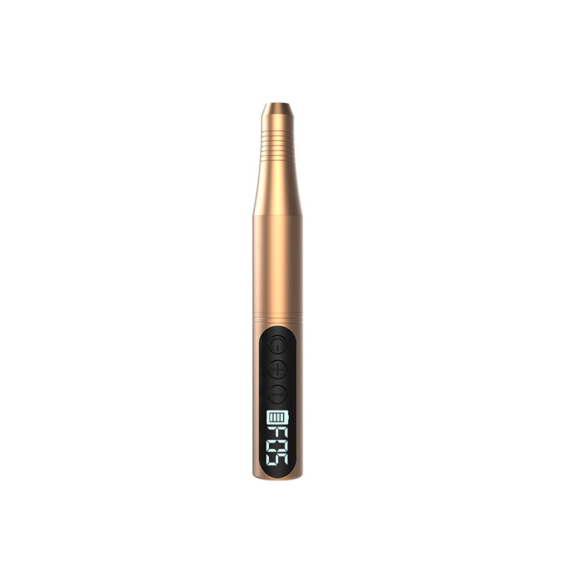 Golden Portable Wireless Professional Electric Nail Drill Machine Includeing 6 Nail Drill Bits- High-Speed 20000 RPM, Adjustable 4-Speeds with LCD Display VXN Beauty