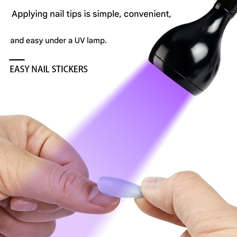 Silver 3W UV LED Gel Nail Curing Lamp Clip On Flexible Gooseneck Light 4 Brightness Levels for Gel Polish and Resin Curing VXN Beauty