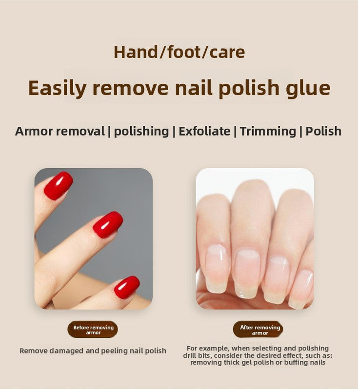 Electric Nail Drill Machine Cordless Portable E-File Kit with Charging Base LED Display 3 Speeds 15000RPM for Gel Polish Acrylic Removal Manicure Pedicure Home Khaki VXN Beauty