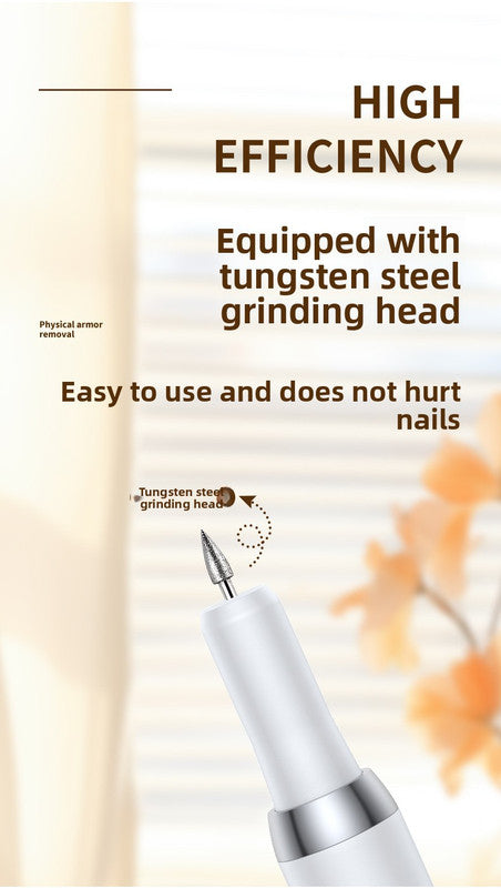 Electric Nail Drill Machine Cordless Portable E-File Kit with Charging Base LED Display 3 Speeds 15000RPM for Gel Polish Acrylic Removal Manicure Pedicure Home Khaki VXN Beauty