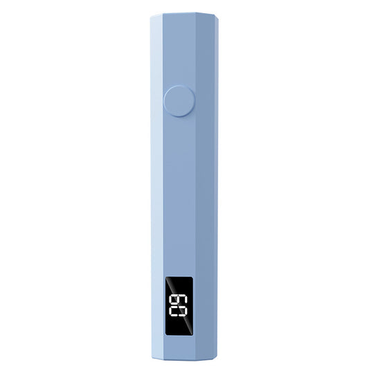 Blue Mini Handheld LED/UV Manicure Light with Digital Display - Portable One-Finger Curing Pen VXN Beauty