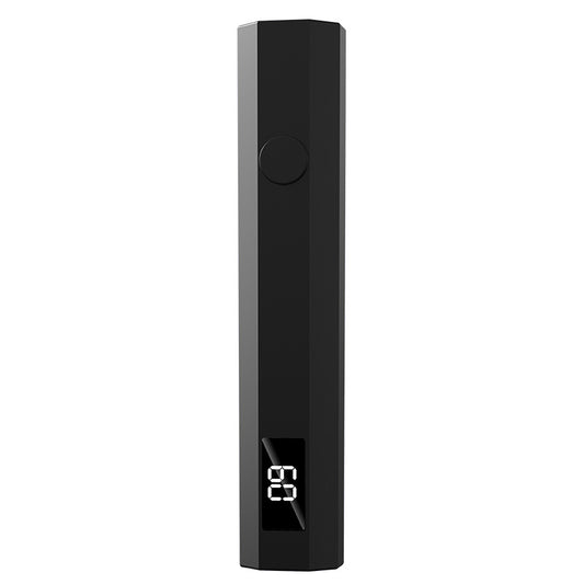 Black Mini Handheld LED/UV Manicure Light with Digital Display - Portable One-Finger Curing Pen VXN Beauty