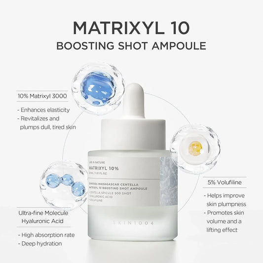 Skin1004 Madagascar Centella Matrixyl 10 Boosting Shot Ampoule 30ml VXN Beauty