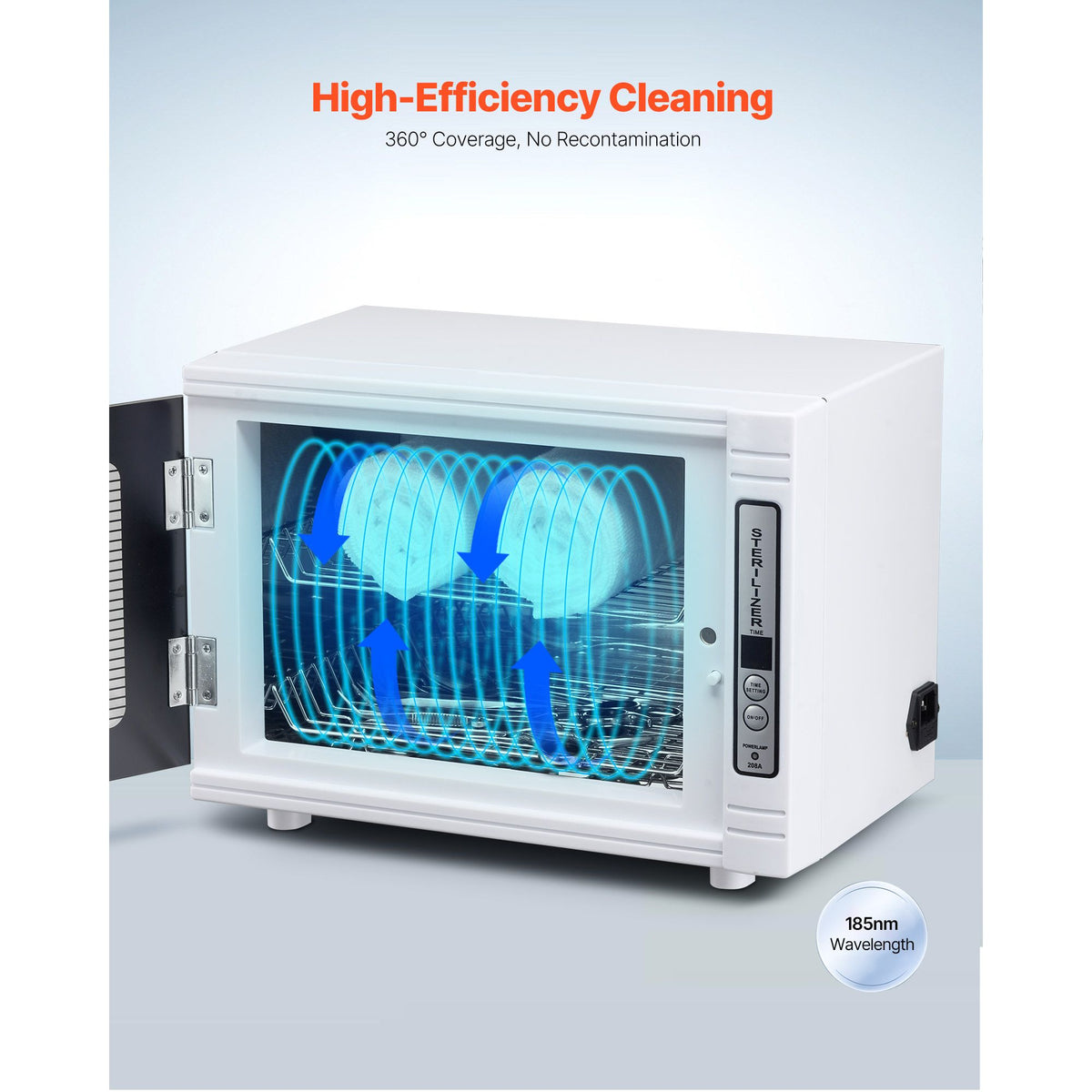 Nail Tool Cleaning Machine 12L Large Capacity Tool Cabinet Cleaner Box VXN Beauty
