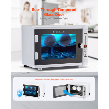 Nail Tool Cleaning Machine 12L Large Capacity Tool Cabinet Cleaner Box VXN Beauty