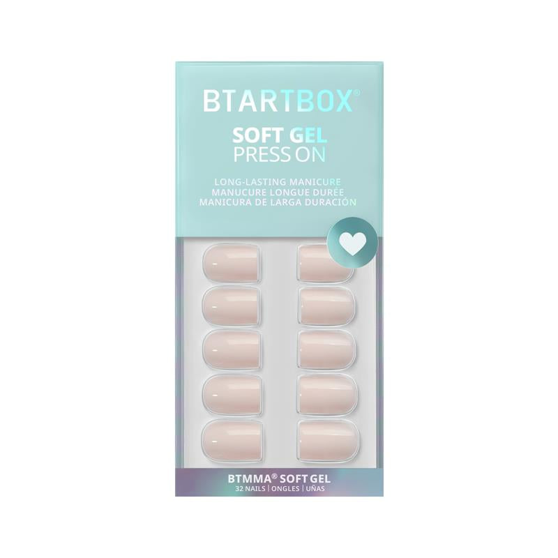 Brief Nude Square Nails - Soft Gel Press On