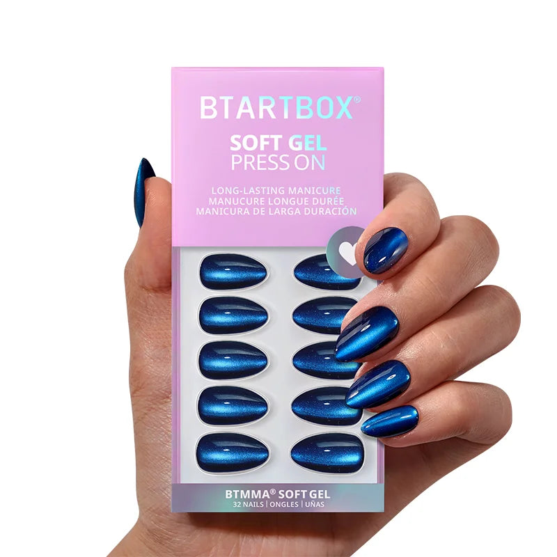 Frostbite Spell Almond Nails - Soft Gel Press On