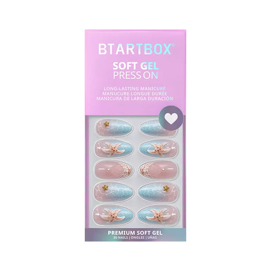 Tide Play Almond Nails - Soft Gel Press On